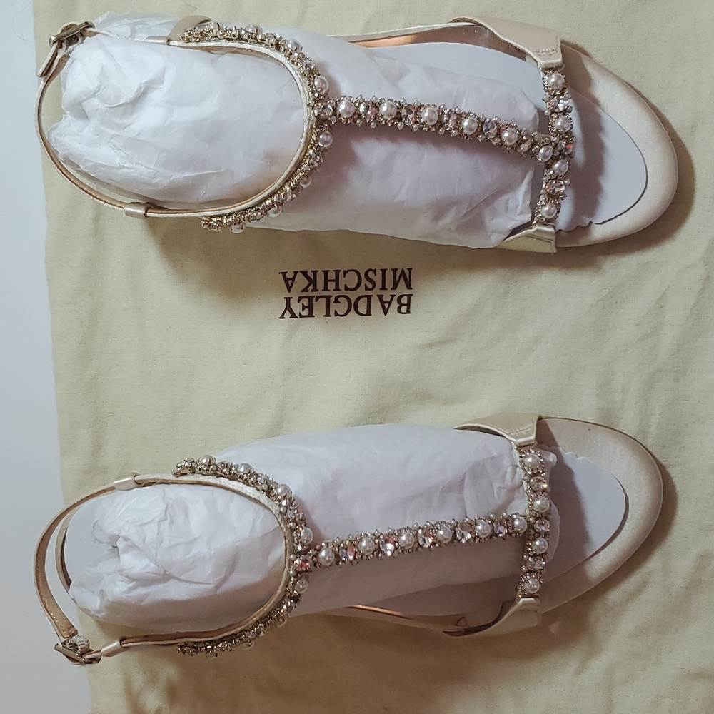 Badgley Mischka wedding Sandals